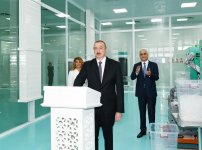 Ilham Aliyev attends opening of “Diamed Co” syringe plant in Pirallahi Industrial Park (PHOTO)