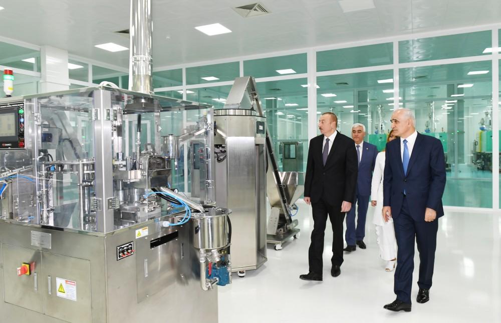 Ilham Aliyev attends opening of “Diamed Co” syringe plant in Pirallahi Industrial Park (PHOTO)