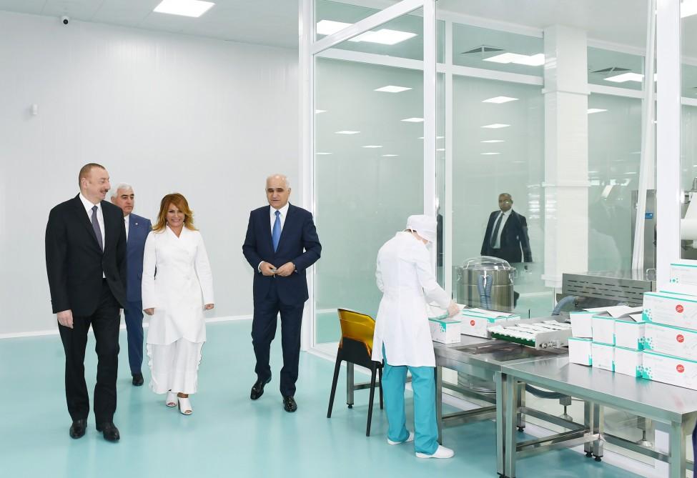 Ilham Aliyev attends opening of “Diamed Co” syringe plant in Pirallahi Industrial Park (PHOTO)