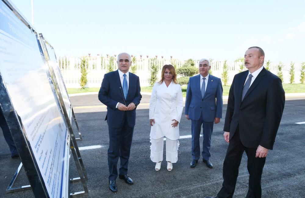 Ilham Aliyev attends opening of “Diamed Co” syringe plant in Pirallahi Industrial Park (PHOTO)