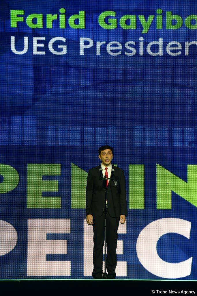 UEG President announces opening of European Championships in Rhythmic Gymnastics in Baku (PHOTO)