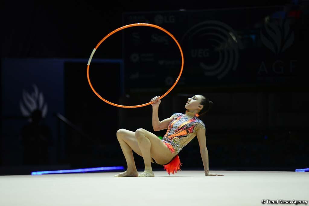Azerbaijani gymnast Zohra Agamirova qualifies to final of European Rhythmic Gymnastics Championships