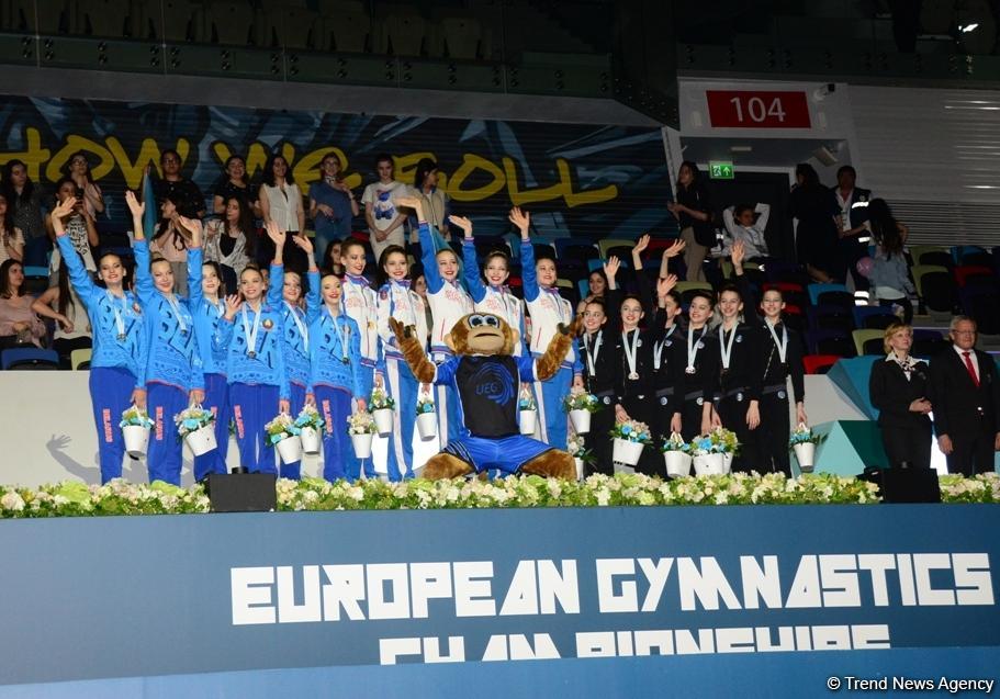 Winners in team standings, all-around group exercises of FIG Rhythmic Gymnastics World Cup awarded in Baku (PHOTO)