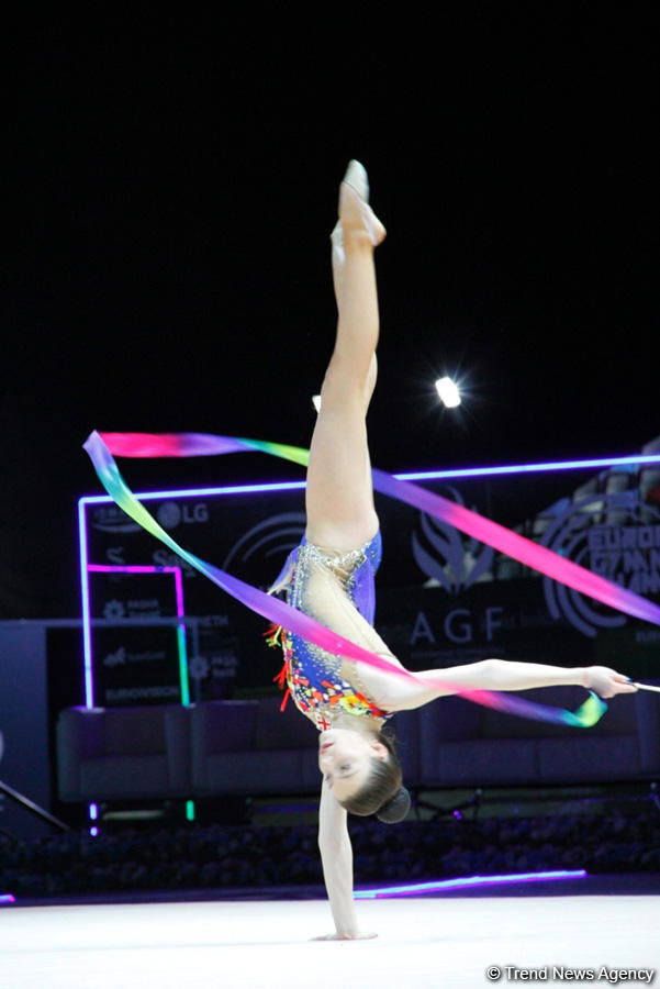 Third day of 35th European Rhythmic Gymnastics Championships starts in Baku (PHOTO)