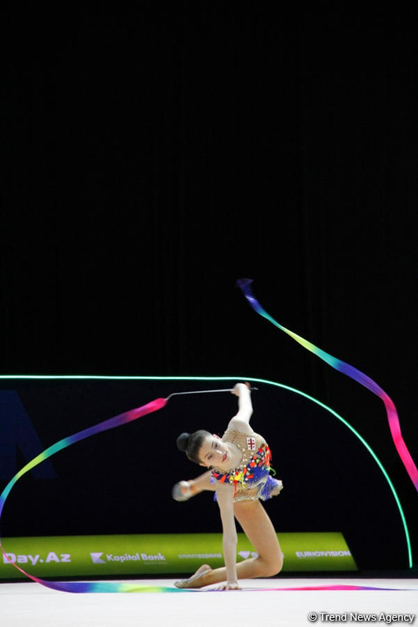 Third day of 35th European Rhythmic Gymnastics Championships starts in Baku (PHOTO)