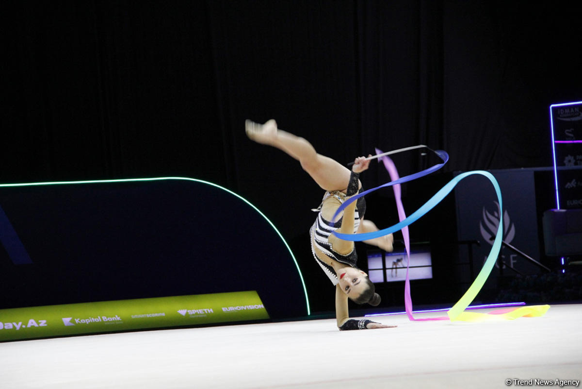Third day of 35th European Rhythmic Gymnastics Championships starts in Baku (PHOTO)