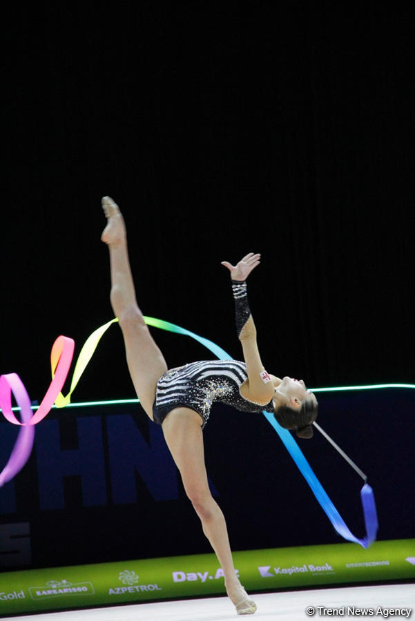 Third day of 35th European Rhythmic Gymnastics Championships starts in Baku (PHOTO)