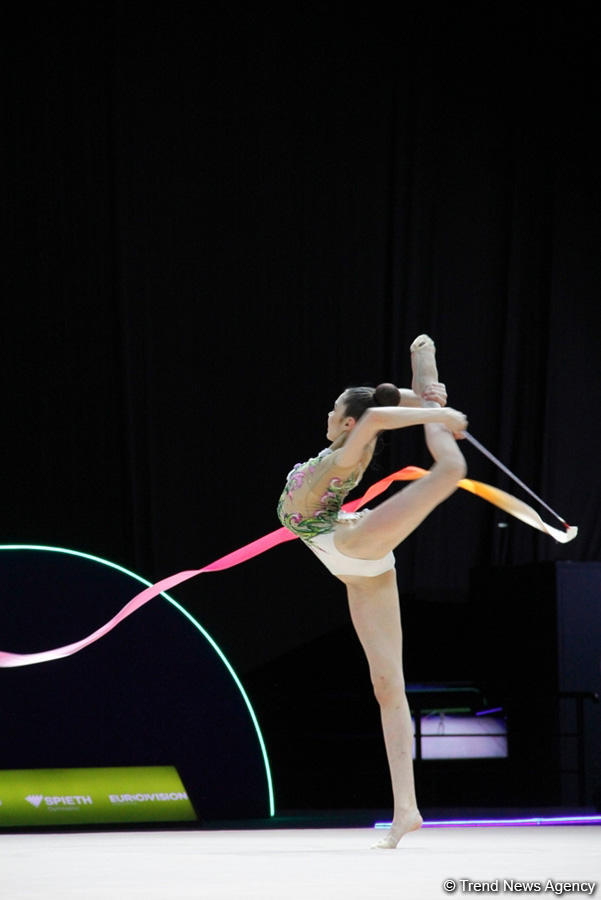 Third day of 35th European Rhythmic Gymnastics Championships starts in Baku (PHOTO)