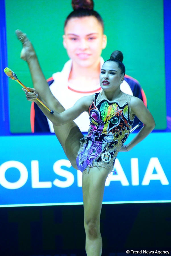 Third day of 35th European Rhythmic Gymnastics Championships starts in Baku (PHOTO)