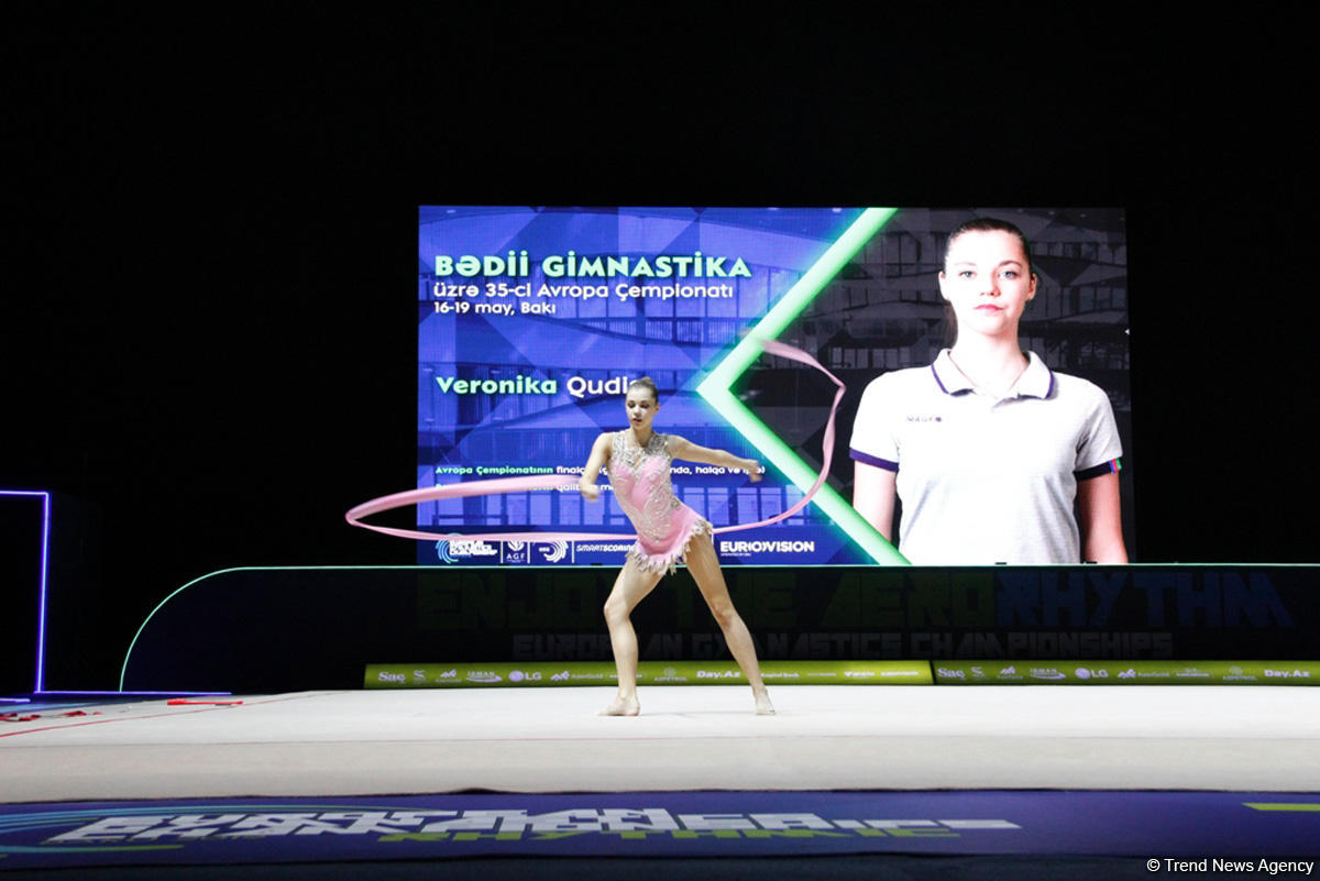 Third day of 35th European Rhythmic Gymnastics Championships in Baku continues (PHOTO)