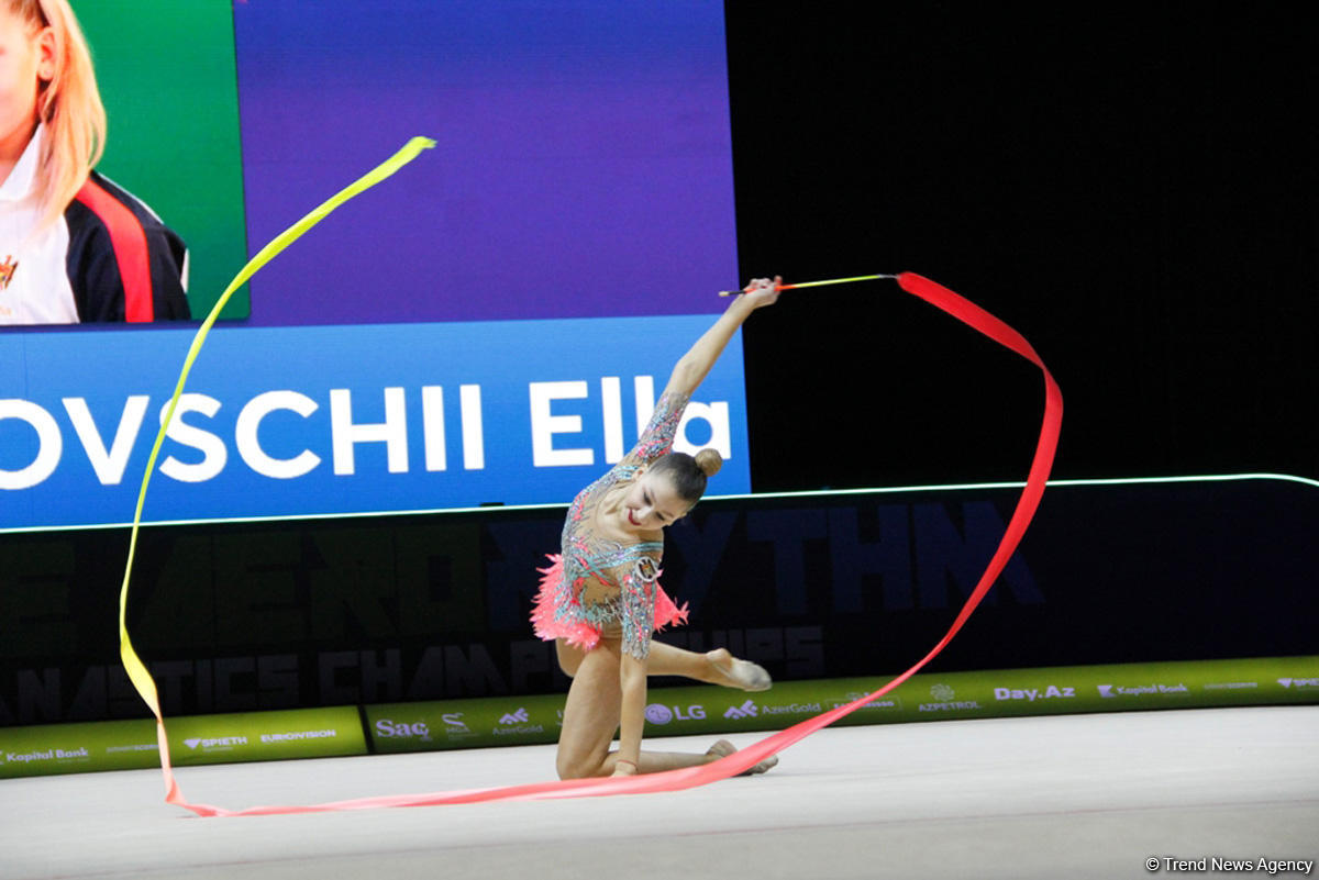 Third day of 35th European Rhythmic Gymnastics Championships in Baku continues (PHOTO)