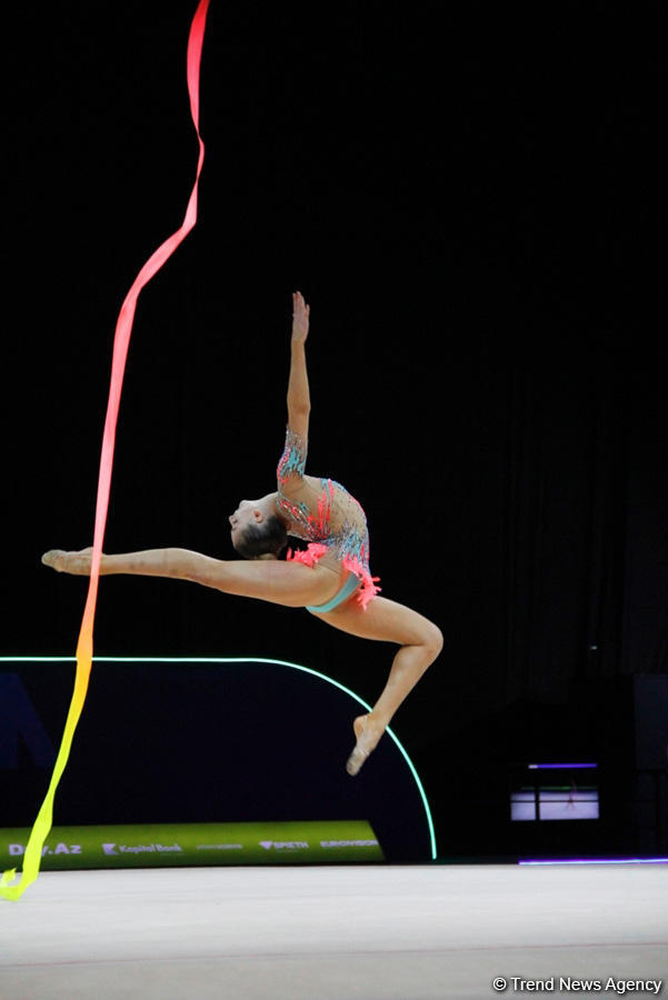 Third day of 35th European Rhythmic Gymnastics Championships in Baku continues (PHOTO)