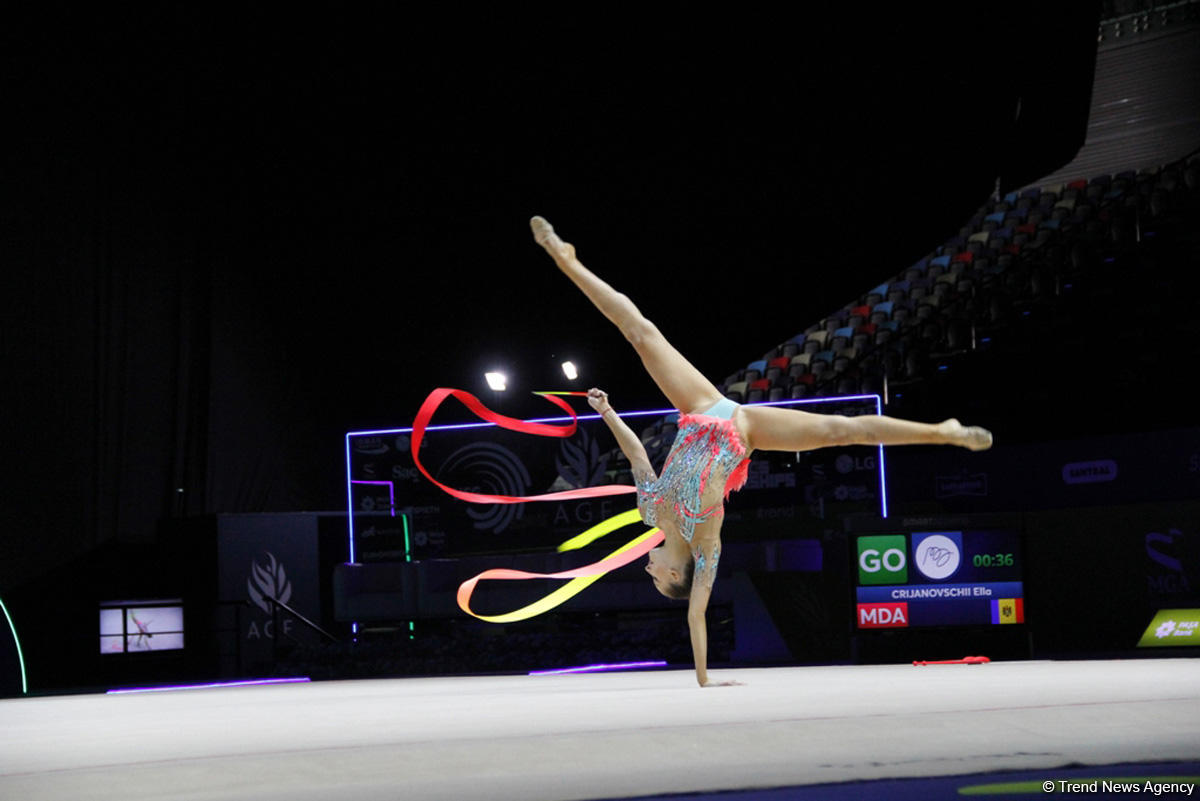 Third day of 35th European Rhythmic Gymnastics Championships in Baku continues (PHOTO)