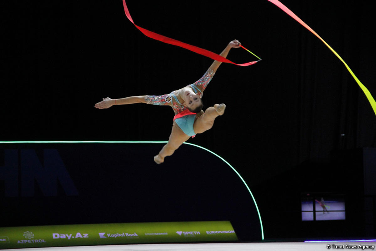 Third day of 35th European Rhythmic Gymnastics Championships in Baku continues (PHOTO)