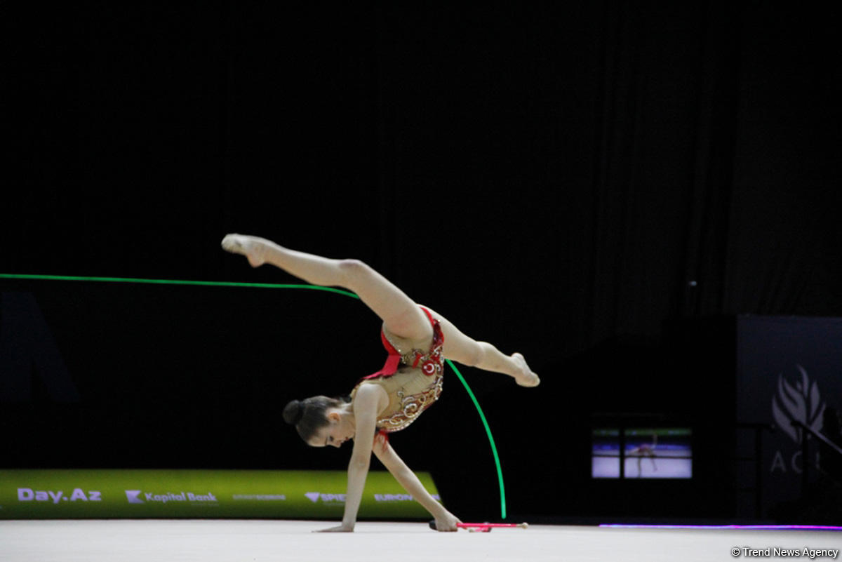 Third day of 35th European Rhythmic Gymnastics Championships in Baku continues (PHOTO)