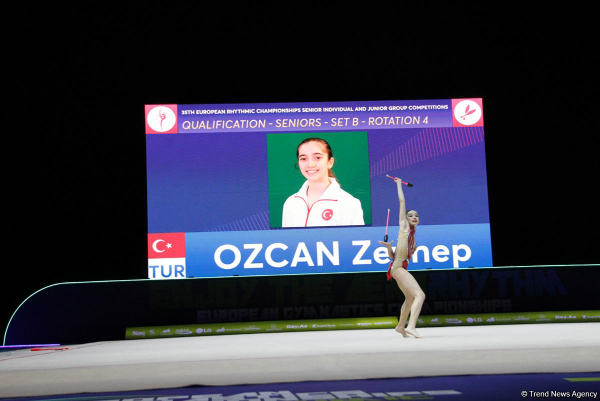 Third day of 35th European Rhythmic Gymnastics Championships in Baku continues (PHOTO)