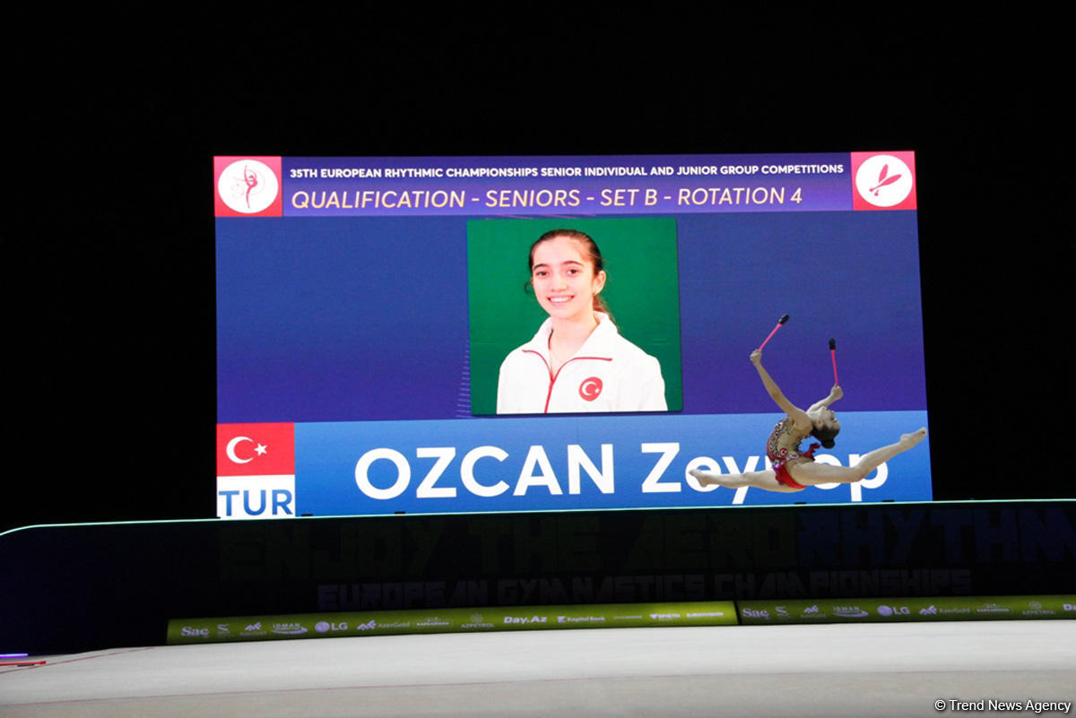 Third day of 35th European Rhythmic Gymnastics Championships in Baku continues (PHOTO)