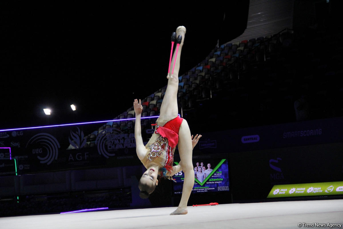 Third day of 35th European Rhythmic Gymnastics Championships in Baku continues (PHOTO)