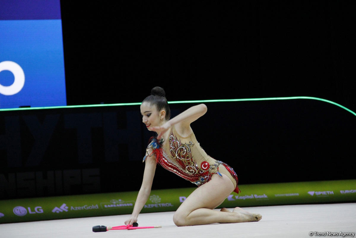 Third day of 35th European Rhythmic Gymnastics Championships in Baku continues (PHOTO)