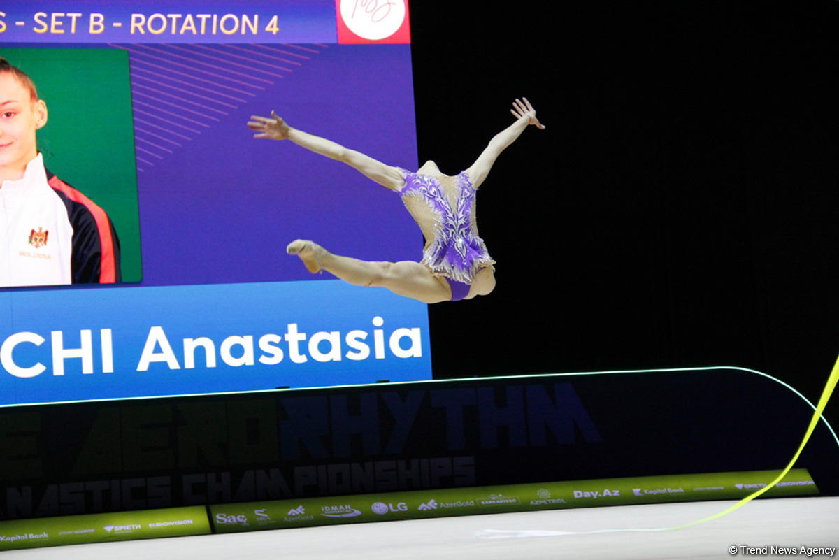 Third day of 35th European Rhythmic Gymnastics Championships in Baku continues (PHOTO)