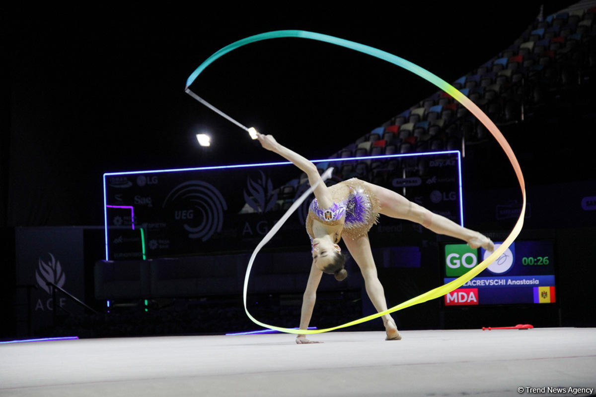Third day of 35th European Rhythmic Gymnastics Championships in Baku continues (PHOTO)