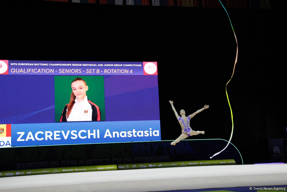 Third day of 35th European Rhythmic Gymnastics Championships in Baku continues (PHOTO)