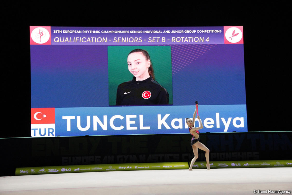 Third day of 35th European Rhythmic Gymnastics Championships in Baku continues (PHOTO)