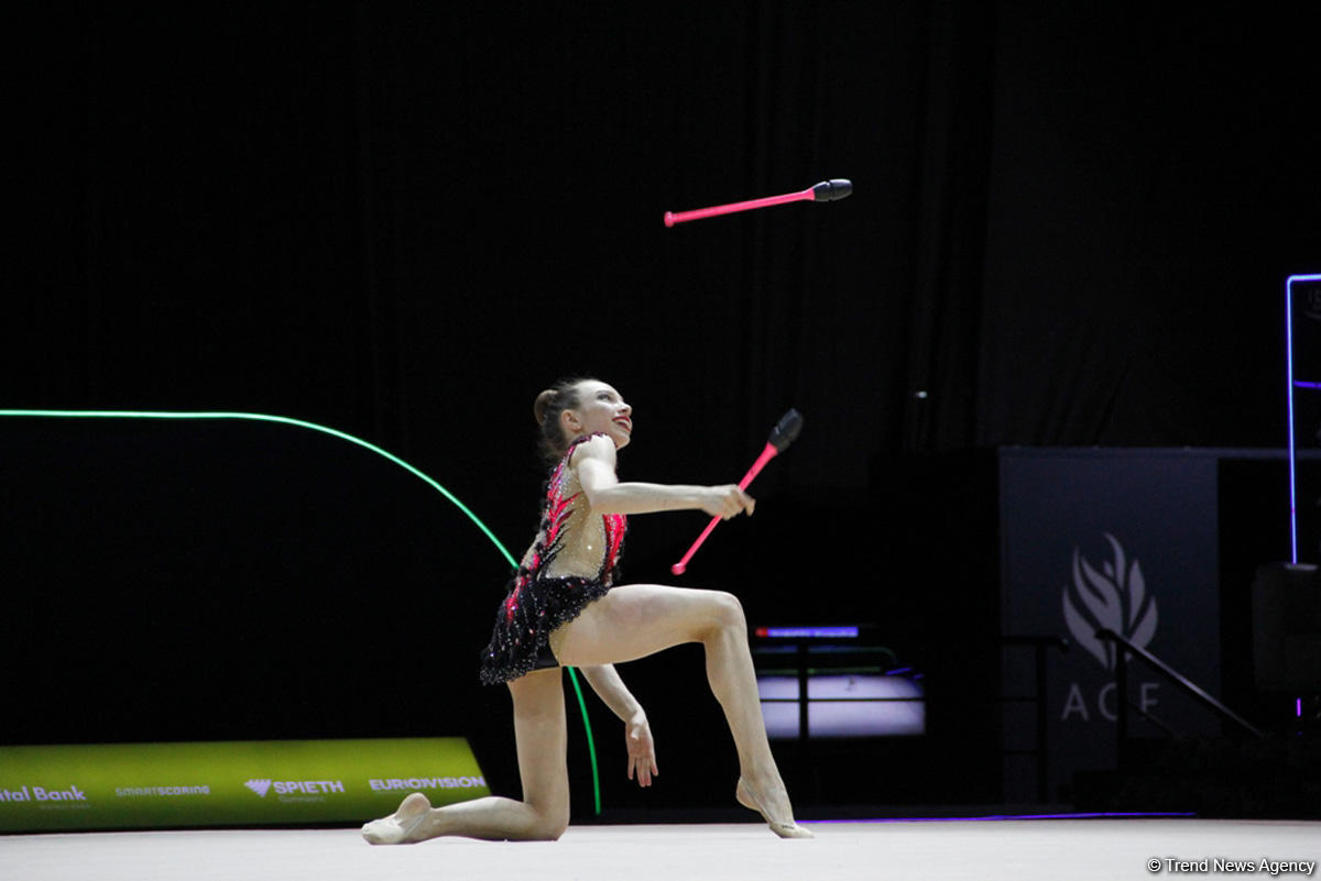 Third day of 35th European Rhythmic Gymnastics Championships in Baku continues (PHOTO)