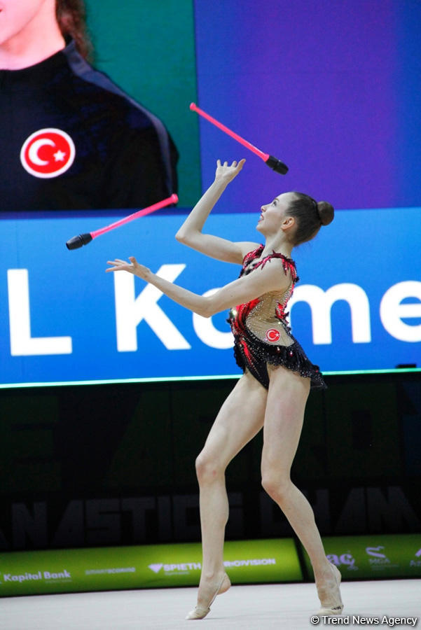Third day of 35th European Rhythmic Gymnastics Championships in Baku continues (PHOTO)