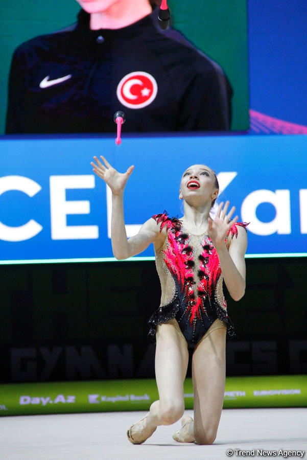 Third day of 35th European Rhythmic Gymnastics Championships in Baku continues (PHOTO)