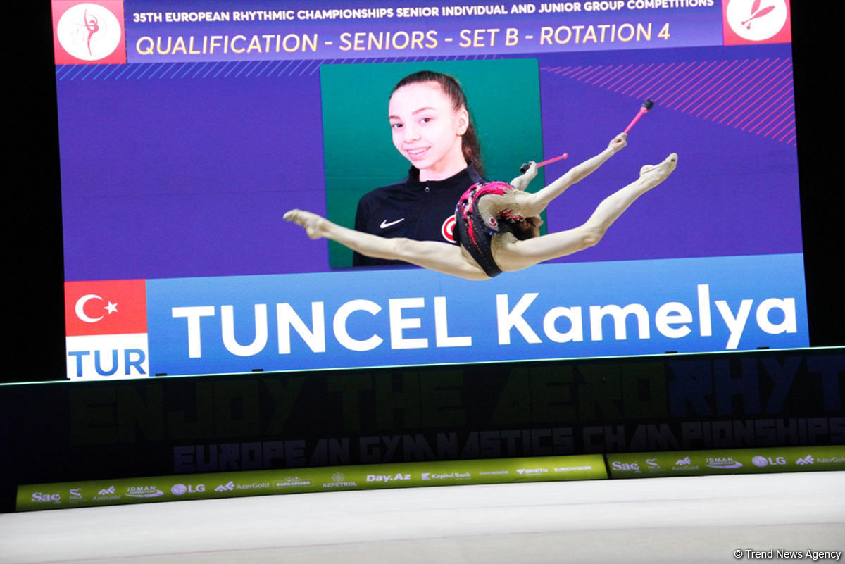 Third day of 35th European Rhythmic Gymnastics Championships in Baku continues (PHOTO)
