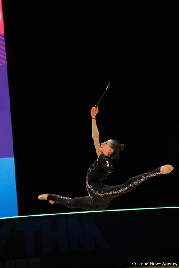 Third day of 35th European Rhythmic Gymnastics Championships in Baku continues (PHOTO)