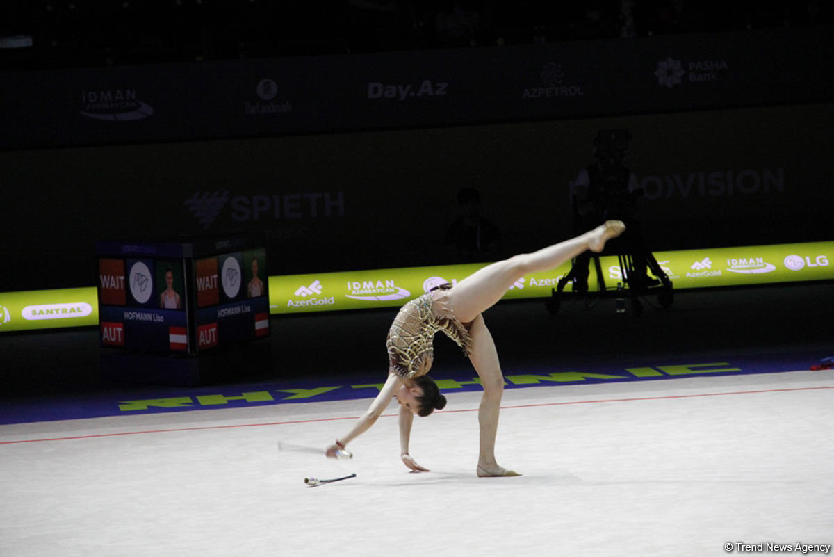 Third day of 35th European Rhythmic Gymnastics Championships in Baku continues (PHOTO)
