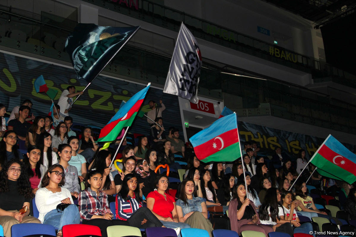 Third day of 35th European Rhythmic Gymnastics Championships in Baku continues (PHOTO)