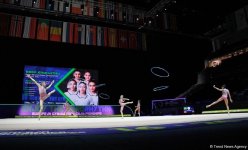 Finals of 35th European Rhythmic Gymnastics Championships kick off in Baku (PHOTO)