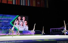 Finals of 35th European Rhythmic Gymnastics Championships kick off in Baku (PHOTO)