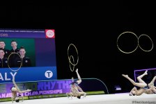 Finals of 35th European Rhythmic Gymnastics Championships kick off in Baku (PHOTO)