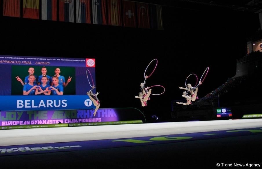 Finals of 35th European Rhythmic Gymnastics Championships kick off in Baku (PHOTO)