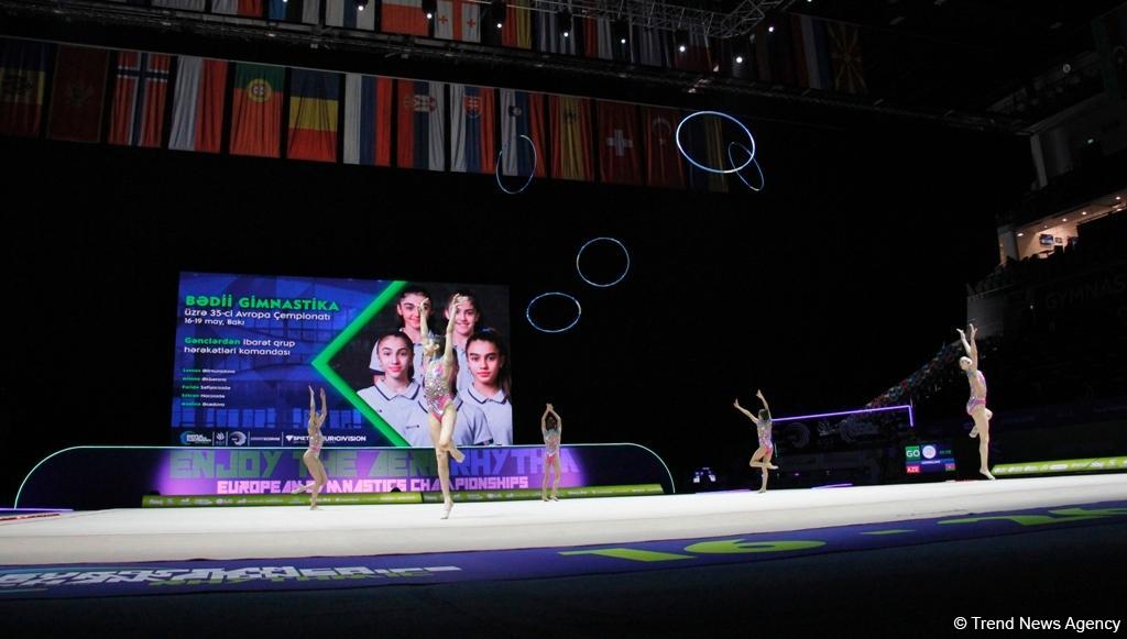 Finals of 35th European Rhythmic Gymnastics Championships kick off in Baku (PHOTO)