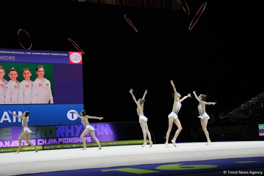 Finals of 35th European Rhythmic Gymnastics Championships kick off in Baku (PHOTO)