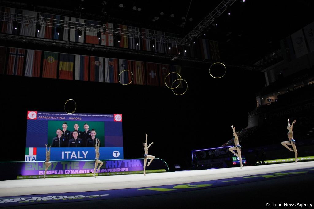 Finals of 35th European Rhythmic Gymnastics Championships kick off in Baku (PHOTO)