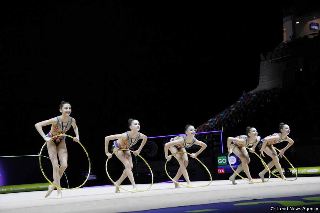 Finals of 35th European Rhythmic Gymnastics Championships kick off in Baku (PHOTO)