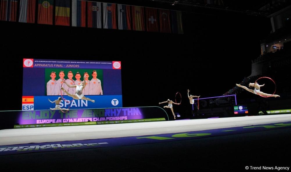 Finals of 35th European Rhythmic Gymnastics Championships kick off in Baku (PHOTO)