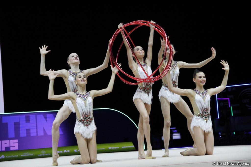 Finals of 35th European Rhythmic Gymnastics Championships kick off in Baku (PHOTO)