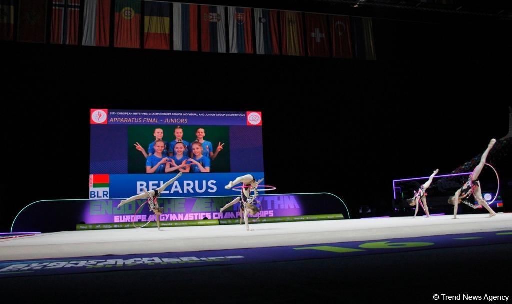 Finals of 35th European Rhythmic Gymnastics Championships kick off in Baku (PHOTO)