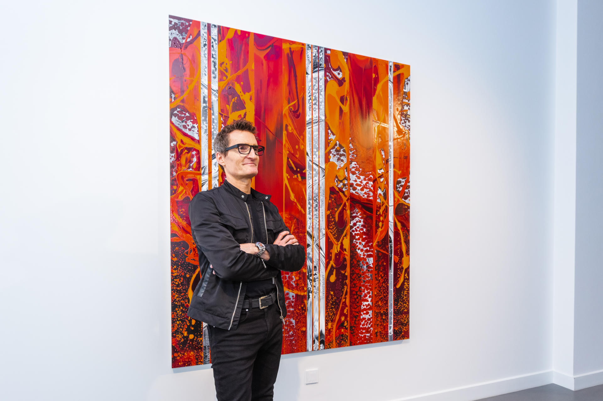 Stanley Casselman's "Labyrinths of Light" exhibition opens in Baku (PHOTO)