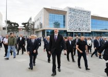 President Ilham Aliyev inaugurates Sabunchu Railway Station Complex (PHOTO)