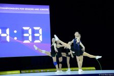 Training underway in Baku for European Aerobic Gymnastics Championships (PHOTO)