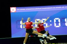 Training underway in Baku for European Aerobic Gymnastics Championships (PHOTO)