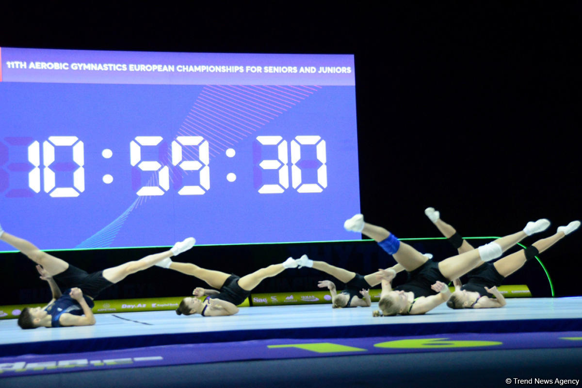 Training underway in Baku for European Aerobic Gymnastics Championships (PHOTO)